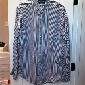 Polo by Ralph Lauren blue/white multi stripe casual button down